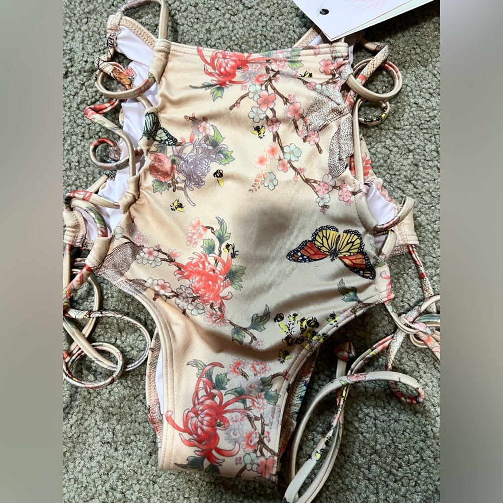 WE ARE HAH Halter Adjustable Hi Kini B&B PRT BUTTER - Picture 4 of 6